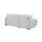 Global Furniture Usa Transitional Fabric U0204 Light Grey /White Pull Out Sofa Bed 5038 - alternate 2